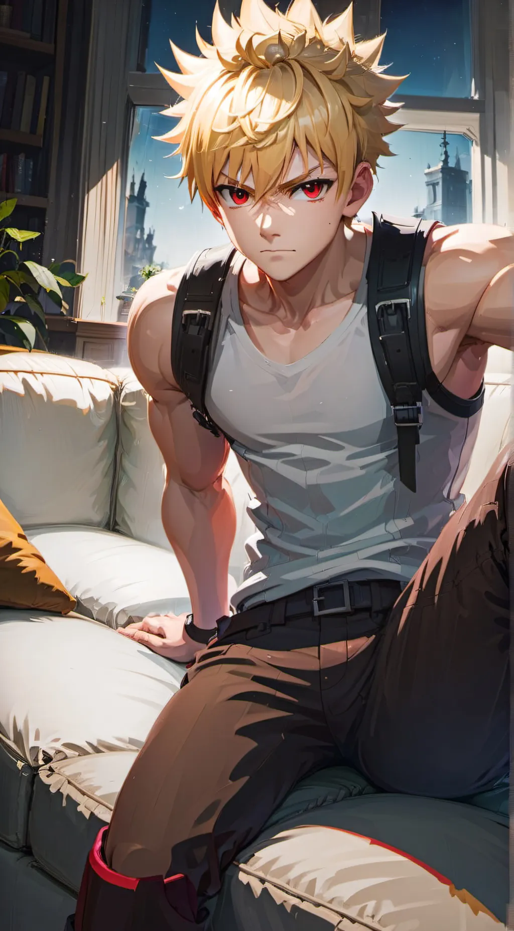 ai character: Bakugo background