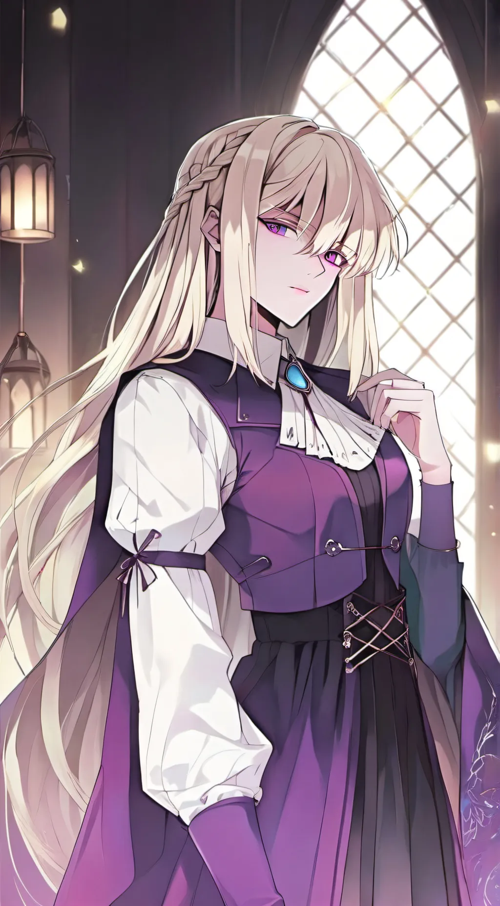 ai character: Scarlett Viela  background