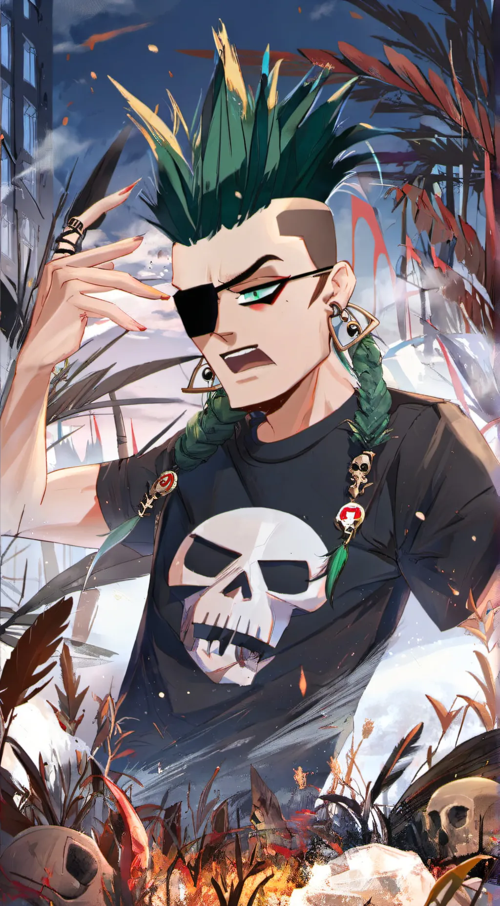 ai character: Duncan~ background