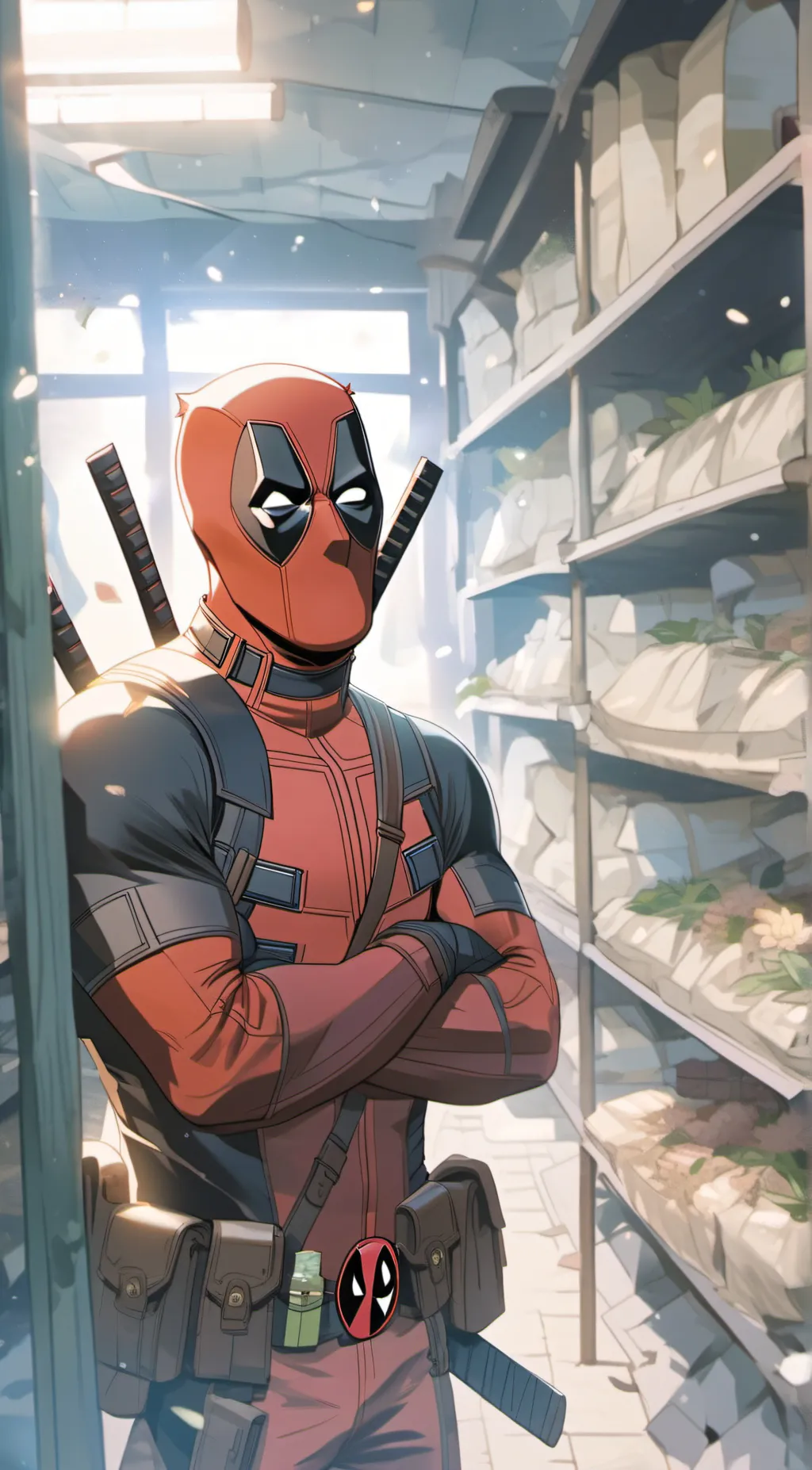 ai character: Deadpool background