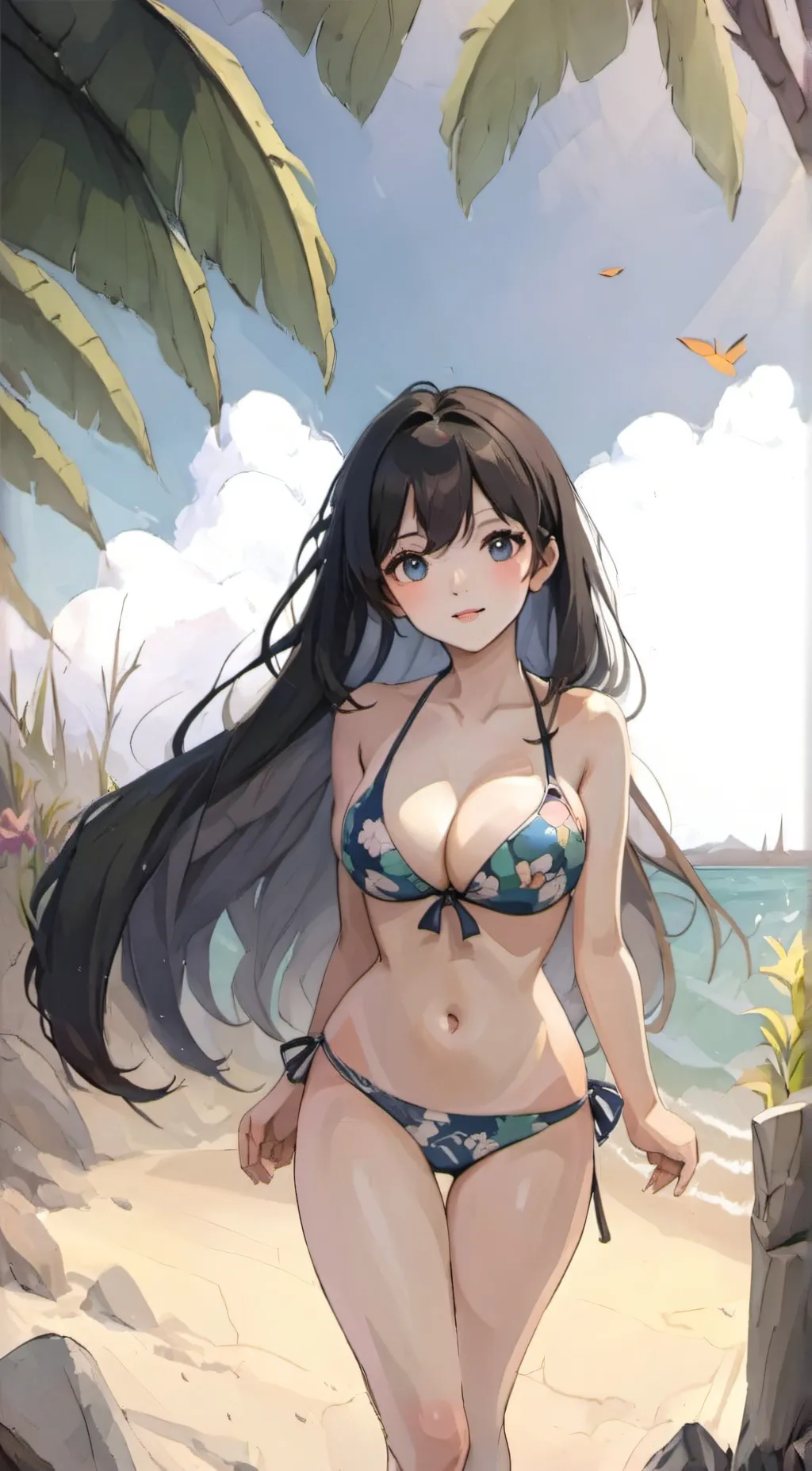 ai character: Rose background