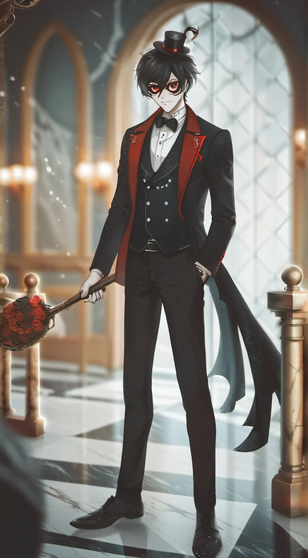 ai character: Hazbin hotel  background