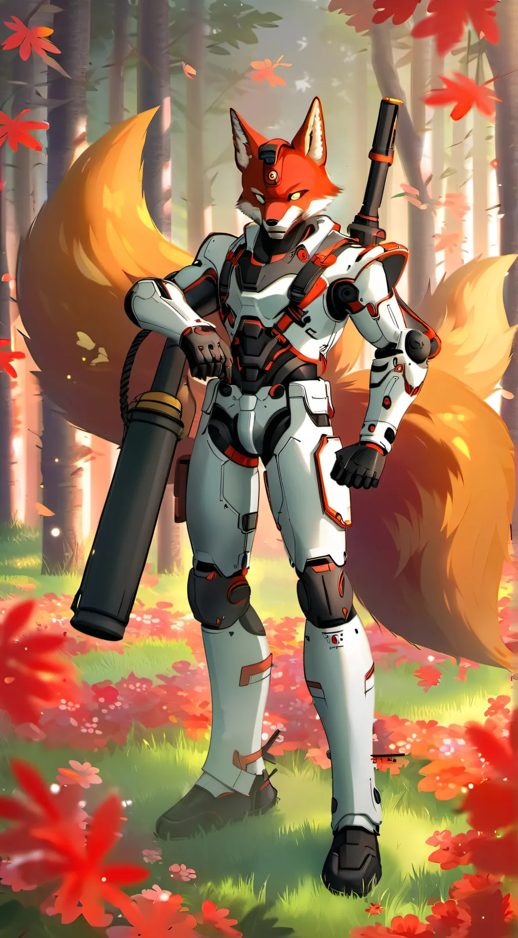 ai character: robo tails background