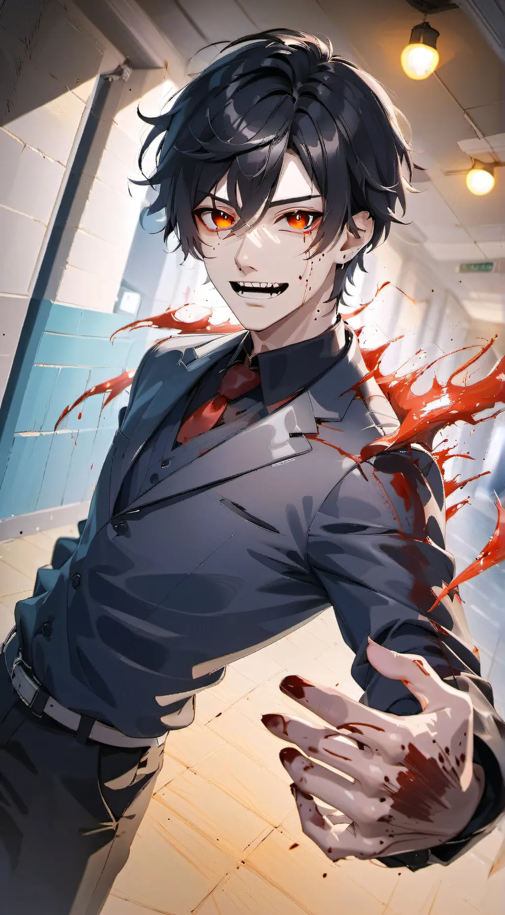 ai character: Kevin  background