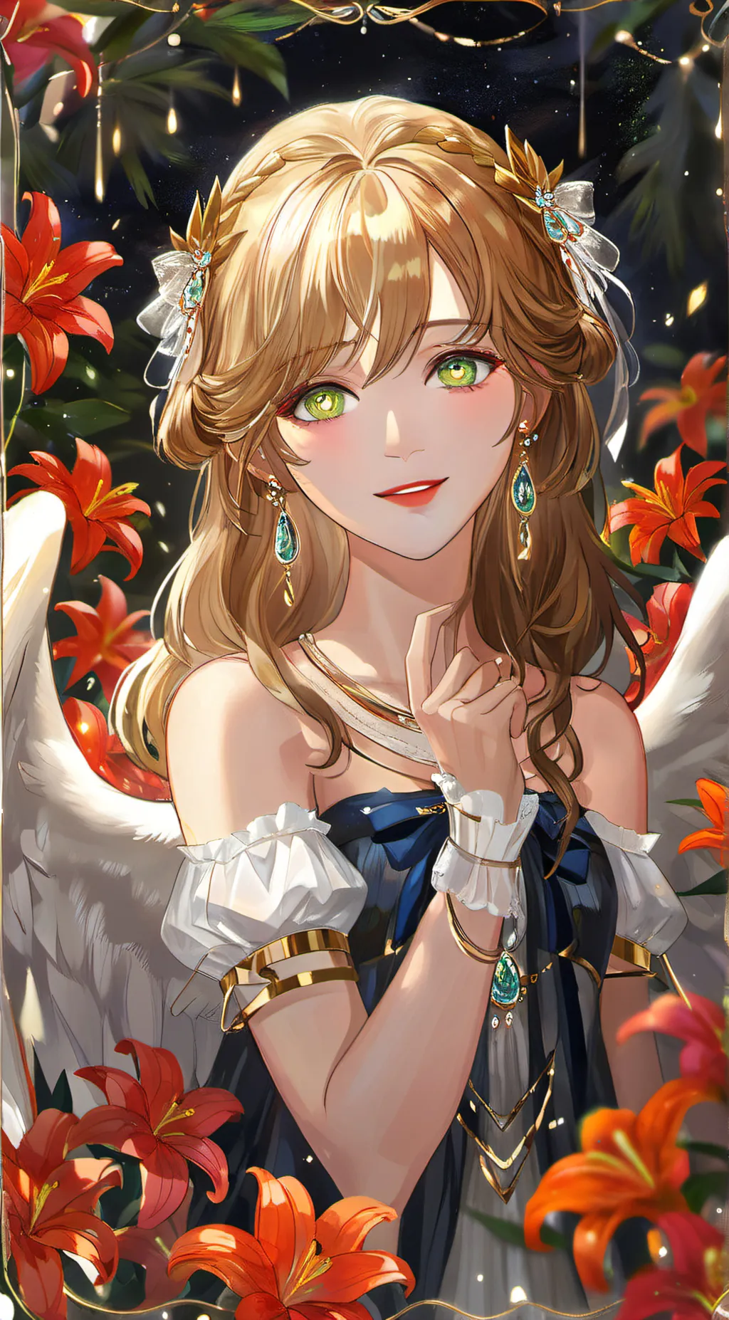 ai character: Lilly background