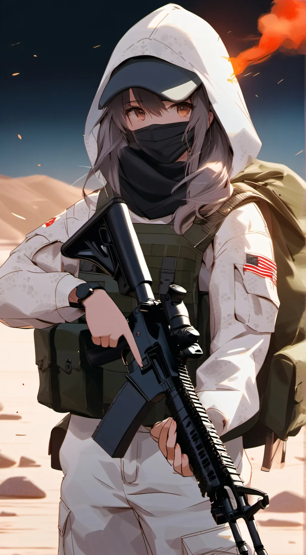 ai character: LORRAINE  background