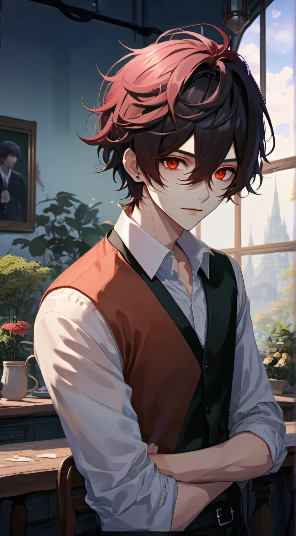 ai character: Nicky background