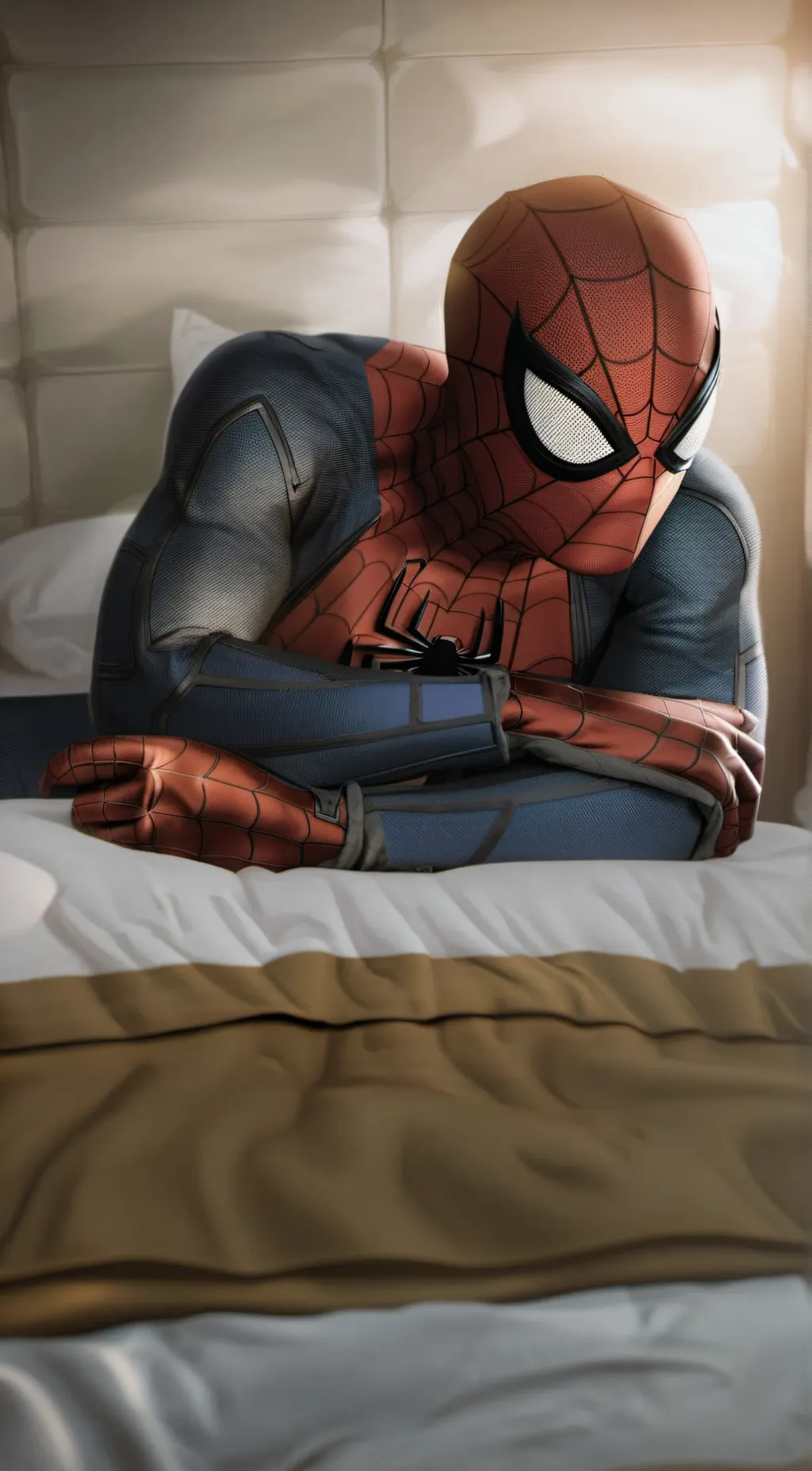 ai character: Spider-Man background