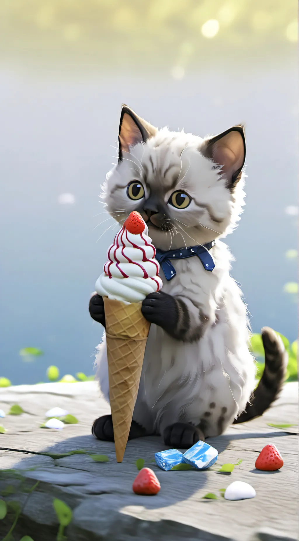 Talkie AI - Chat with Ice cream cat