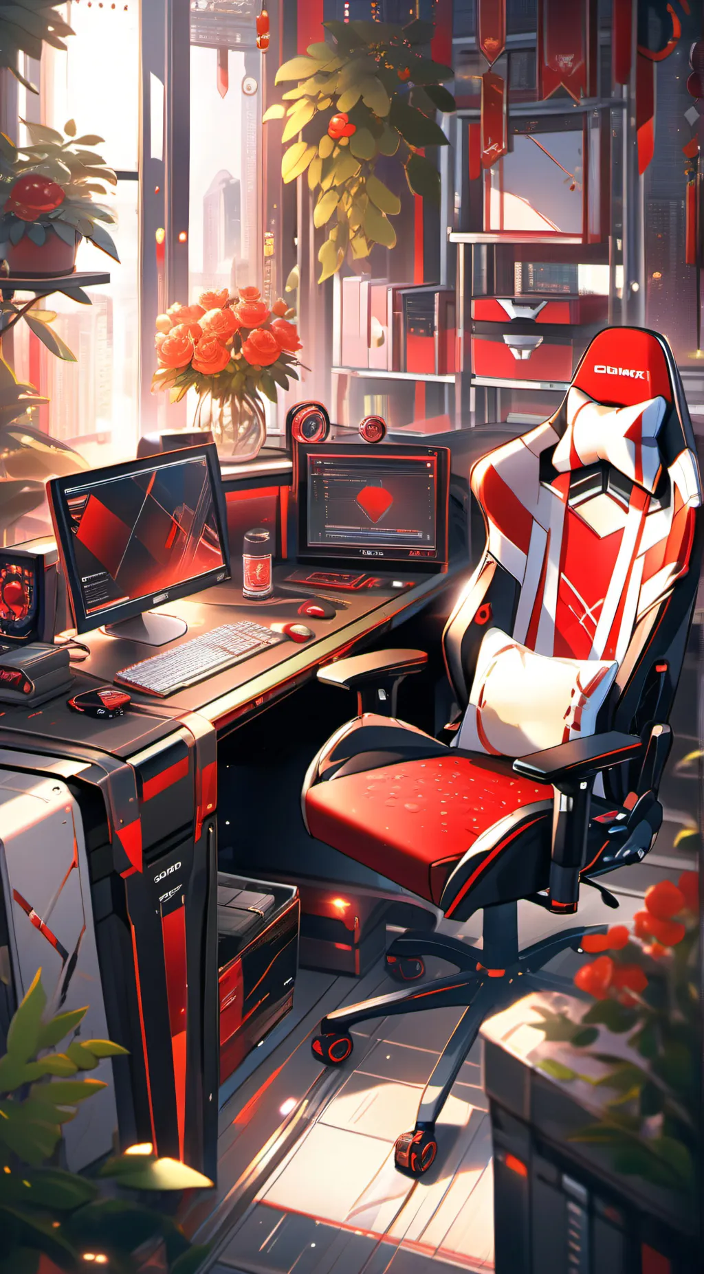 ai character: Vees background