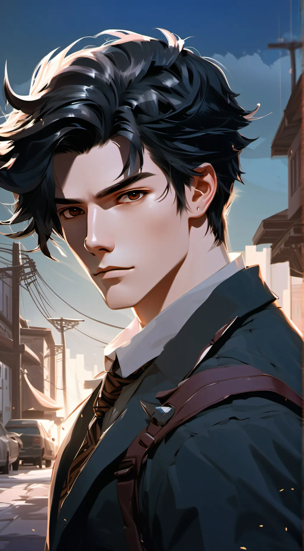 ai character: Xavier☆°~ background