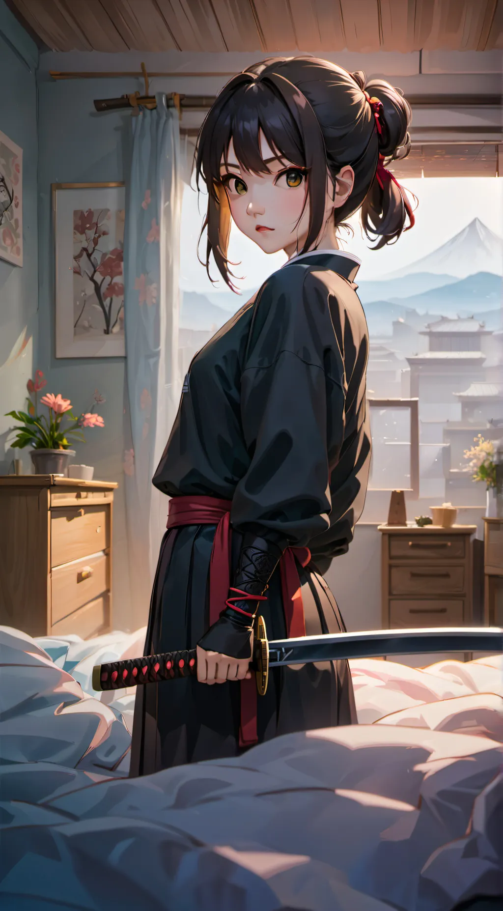 ai character: Sarah background