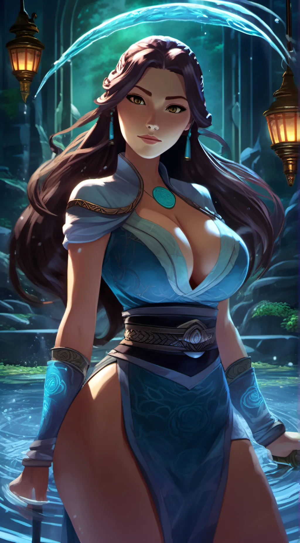 ai character: Katara background