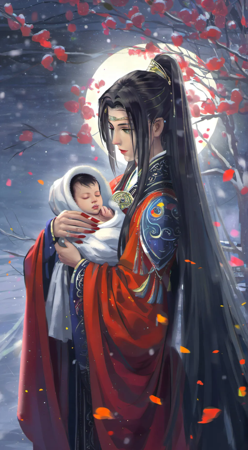 ai character: shejin  background