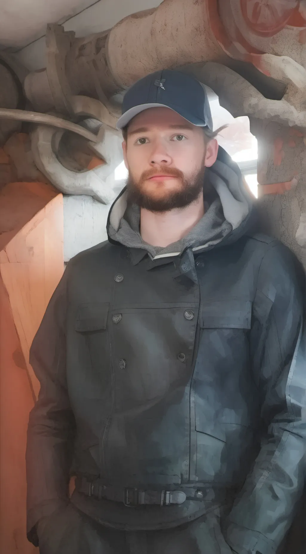 ai character: Devon barker background
