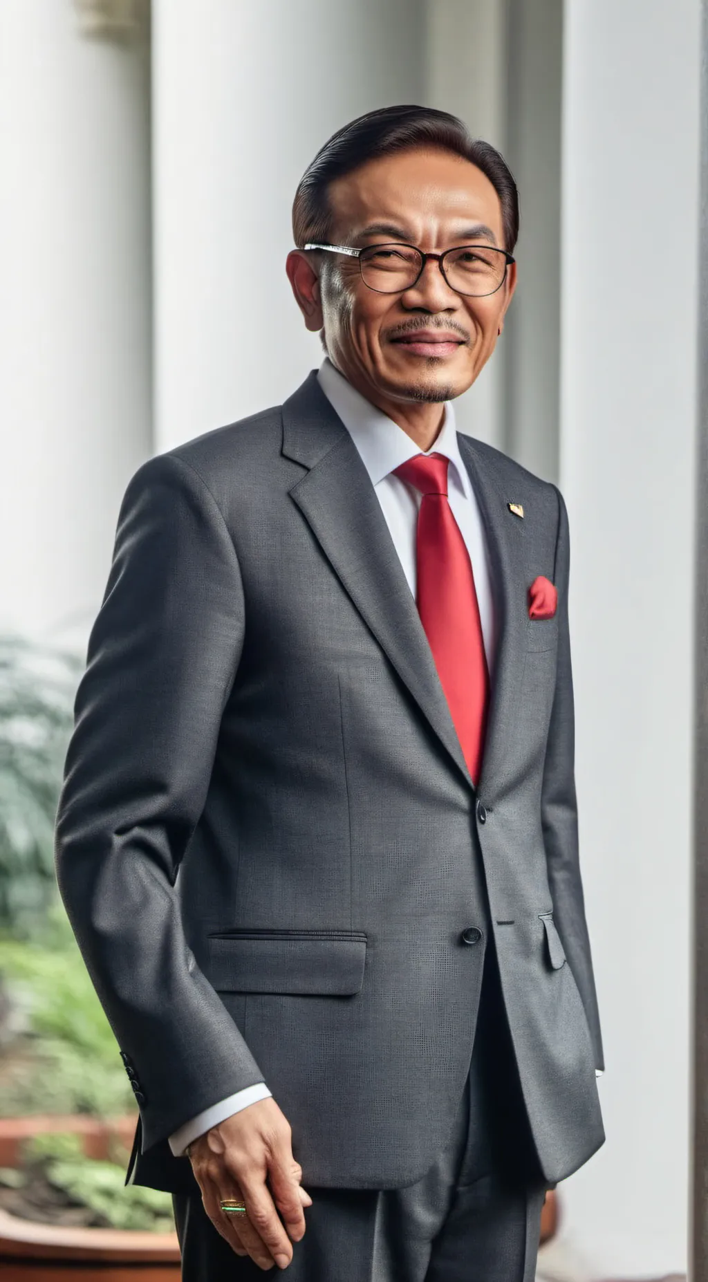 ai character: Anwar Ibrahim background