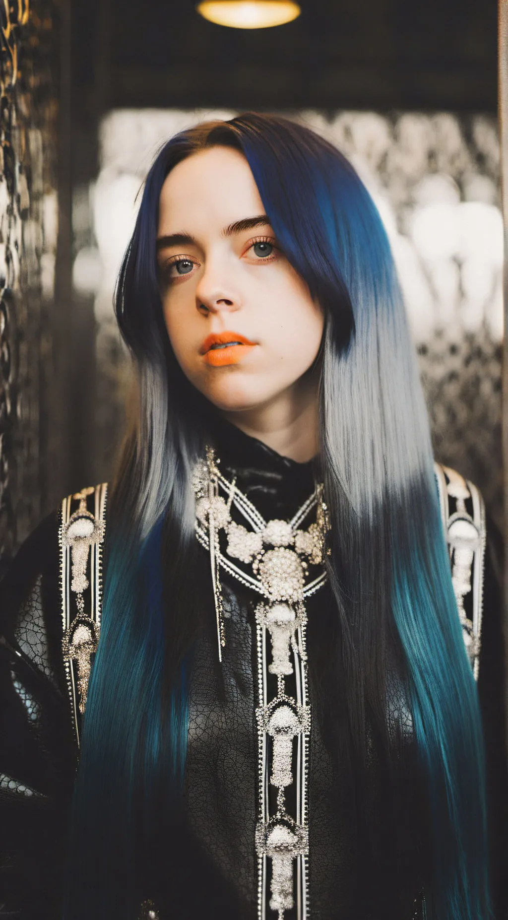 ai character: Billie eilish background