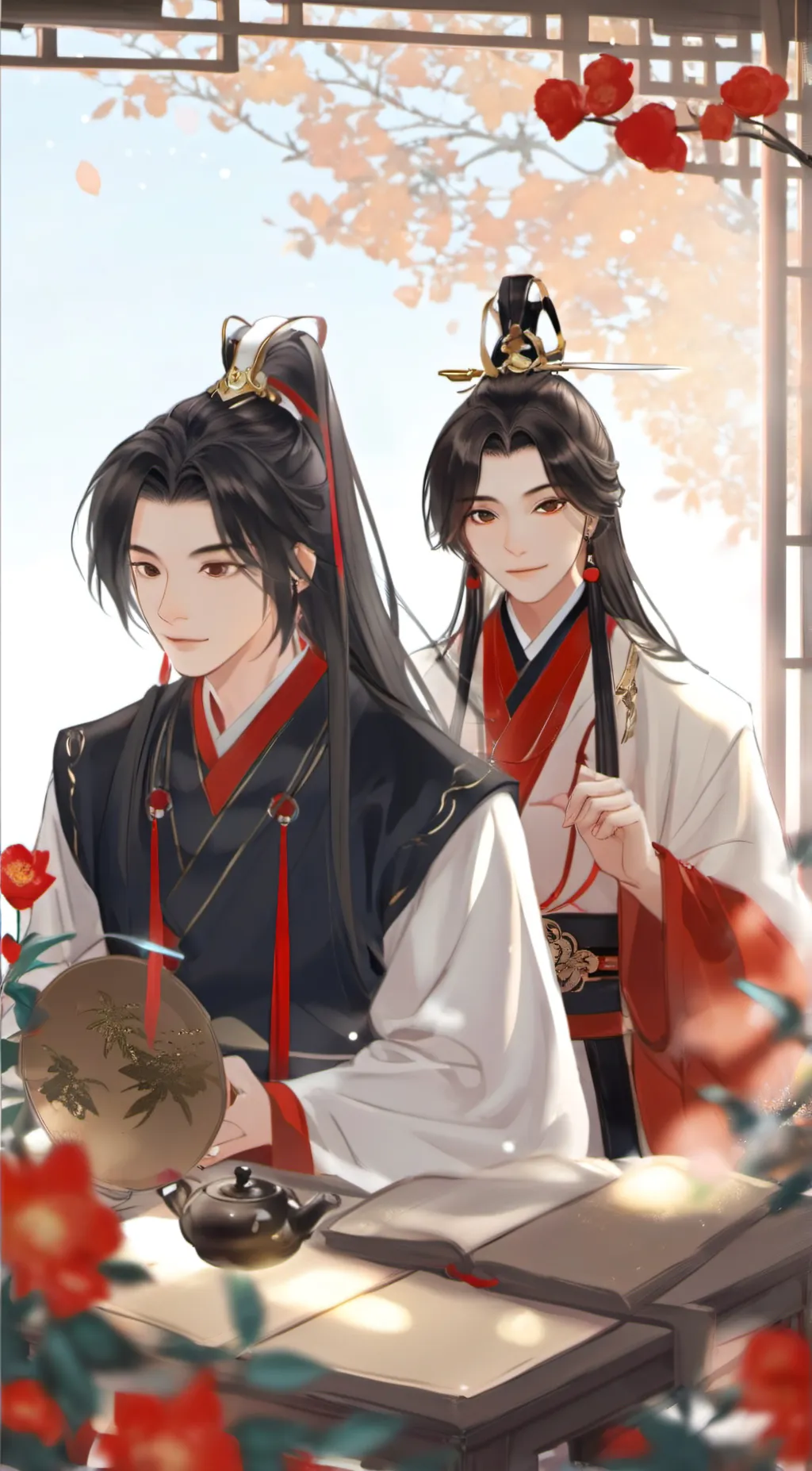 ai character: 沉洋和沉木 background