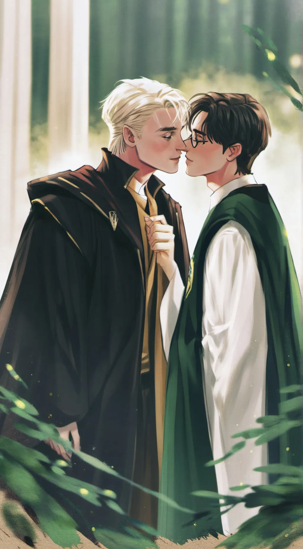 ai character: Harry Potter🍏⚡️ background