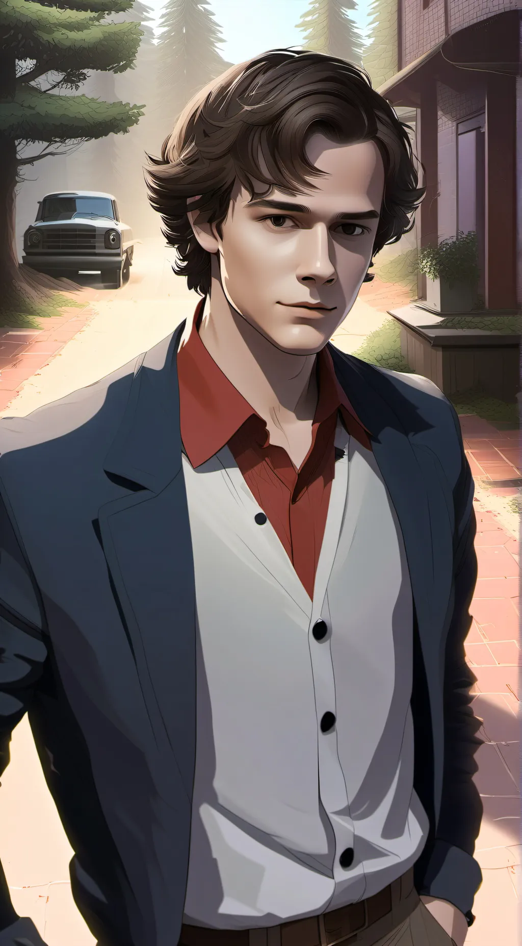 ai character: Jonathan Byers background