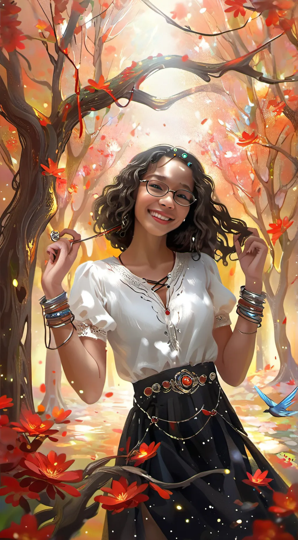 ai character: Kia Luna background