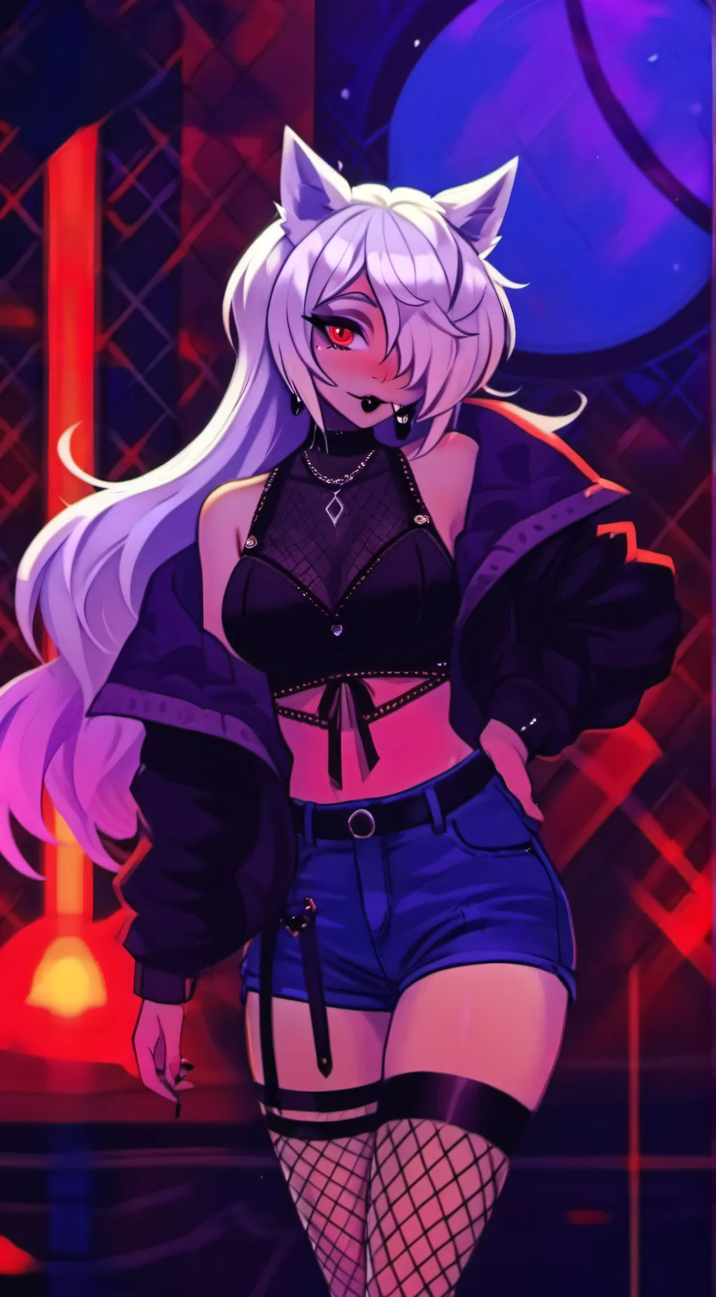 ai character: Loona  background