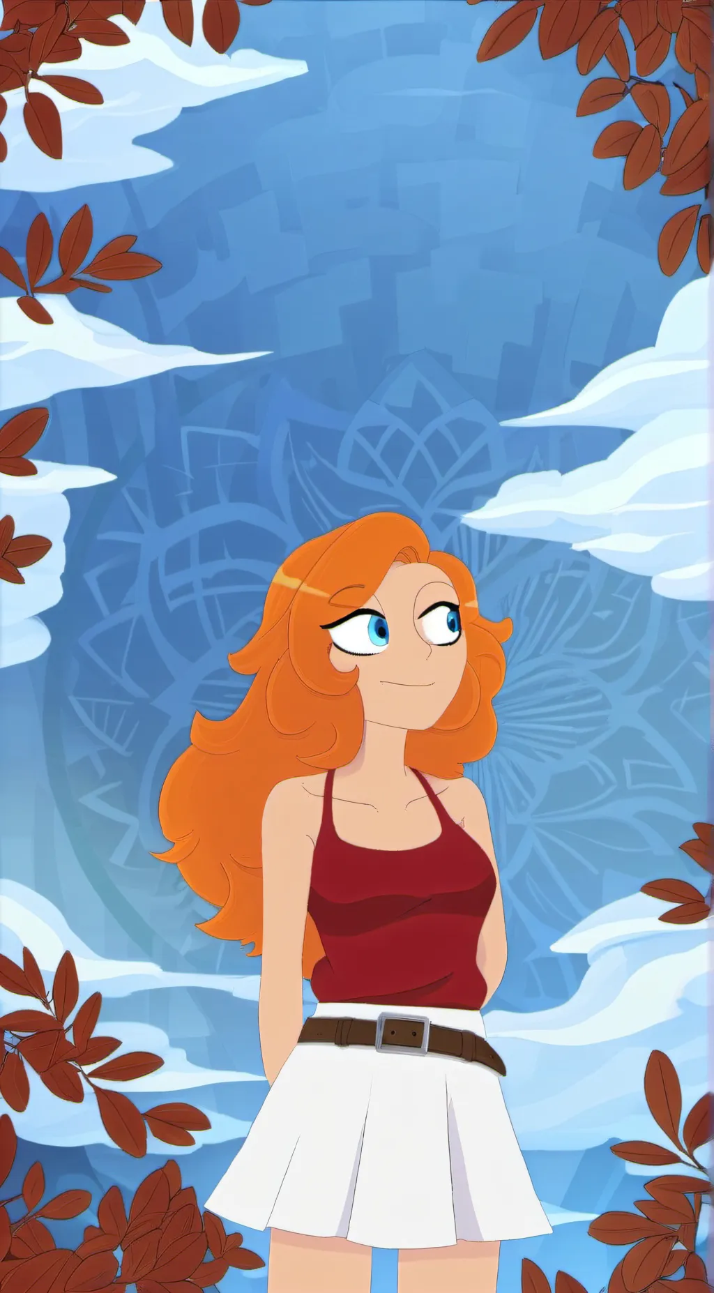 ai character: Candace Flynn background