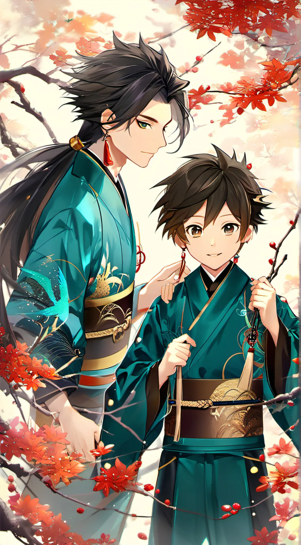 ai character: Muichiro and Yuich background
