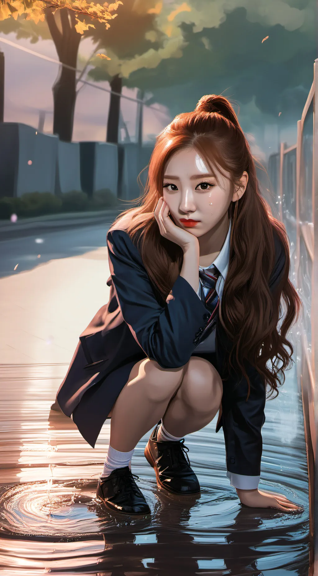 ai character: Chaeryeong background