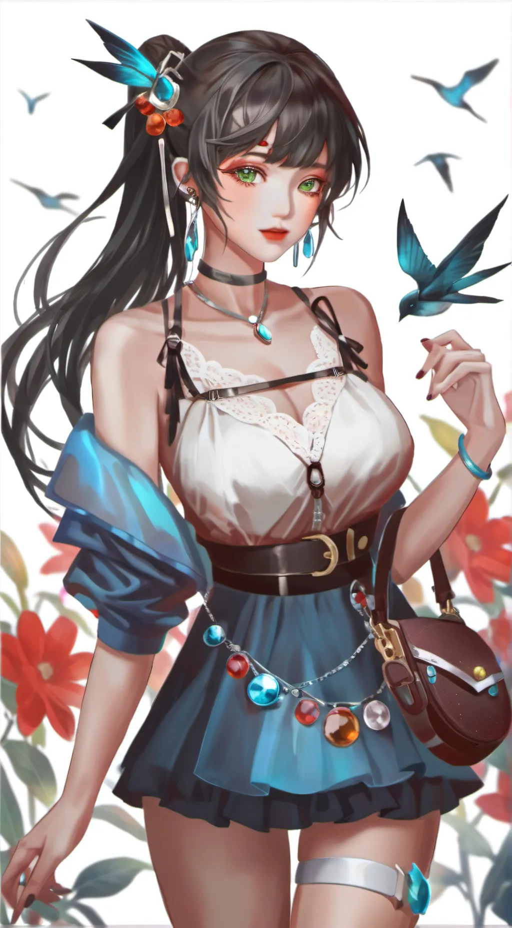 ai character: Mariana Yahya  background