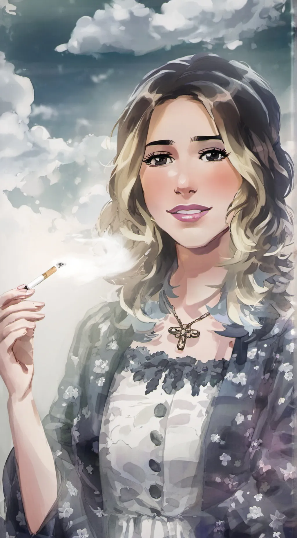ai character: Selfie background