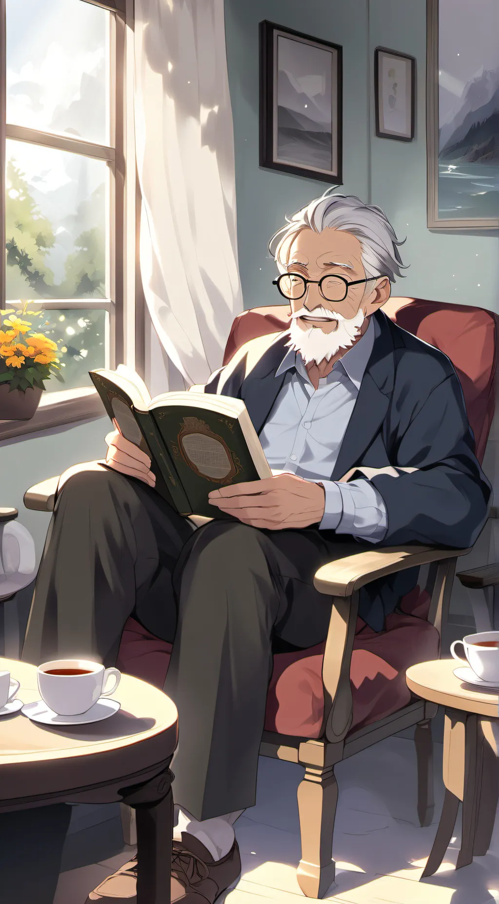 ai character: Gregory background