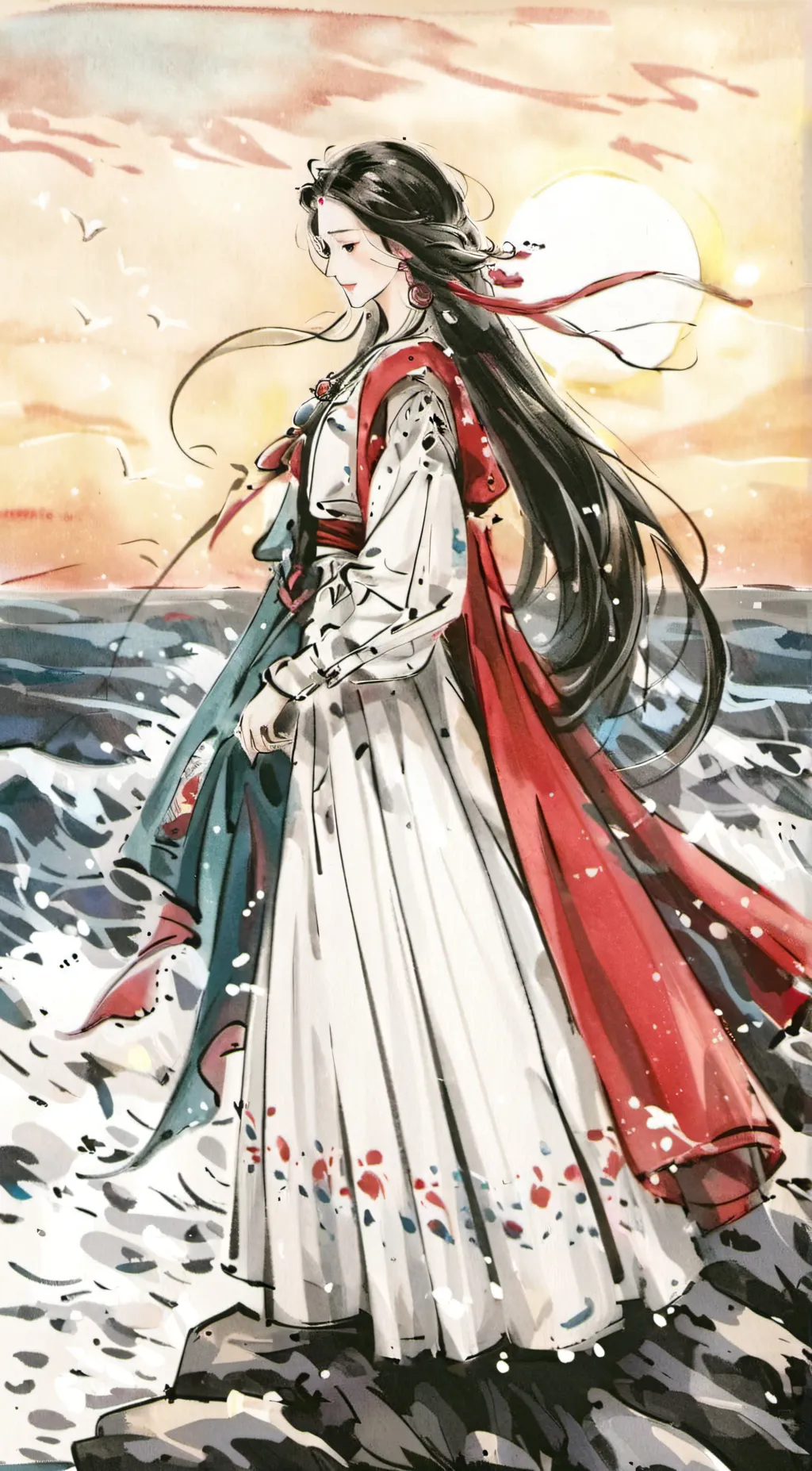 ai character: Ashley Clark  background