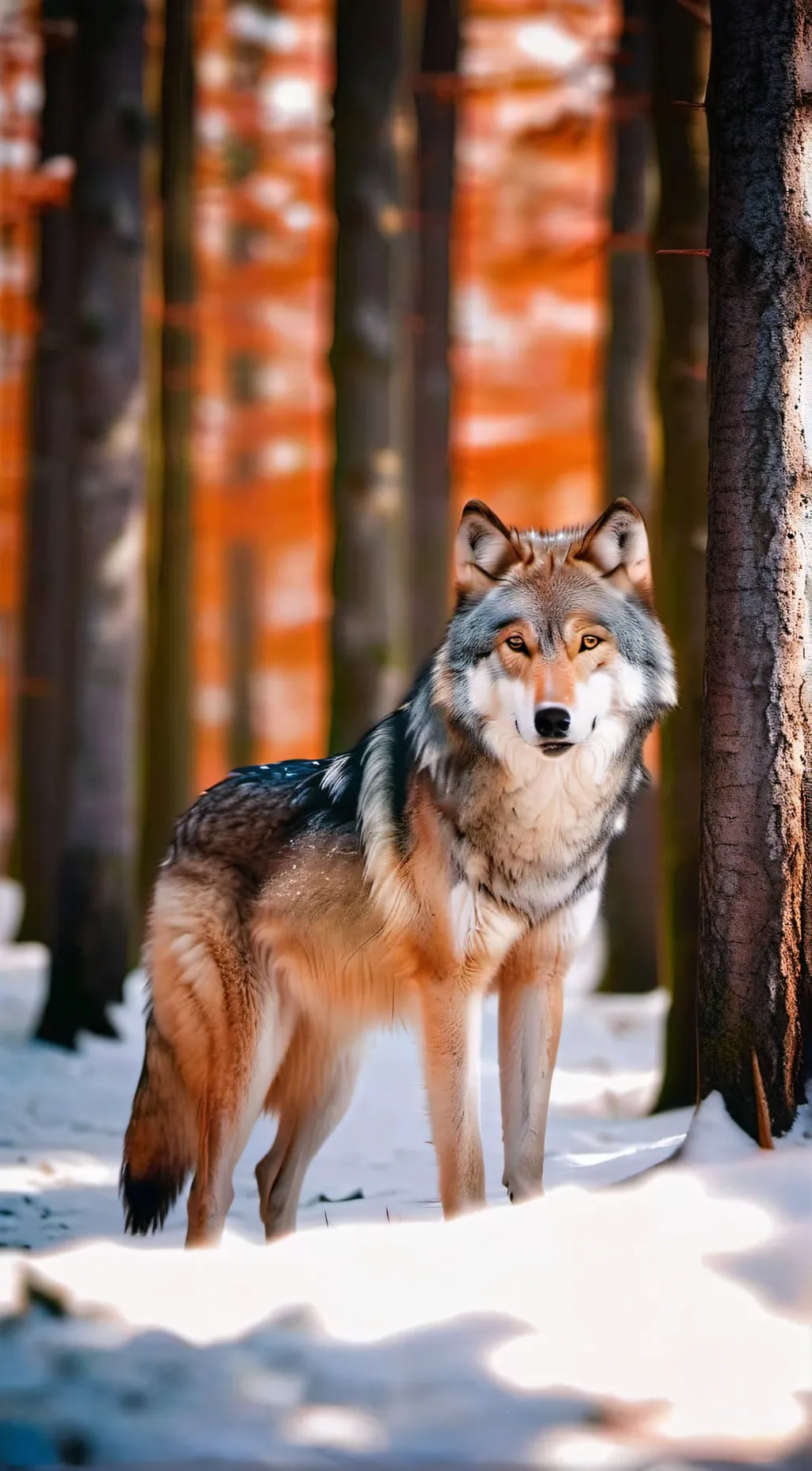ai character: Pico the Wolf background