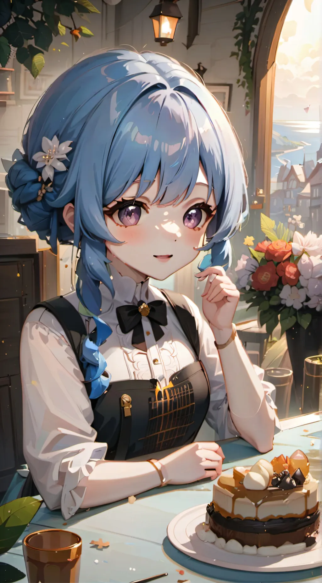 ai character: Else  background