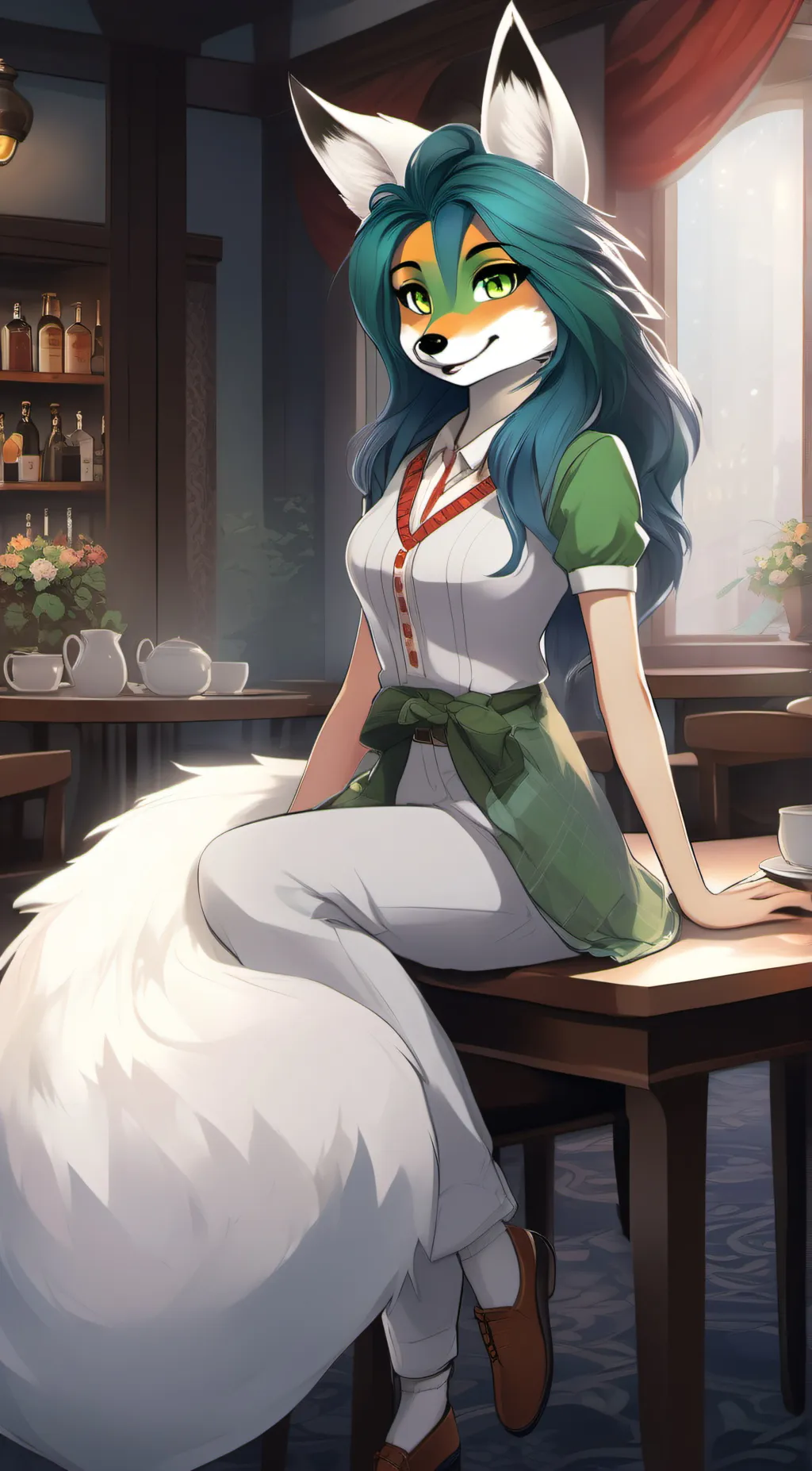 ai character: Lisa Fox background