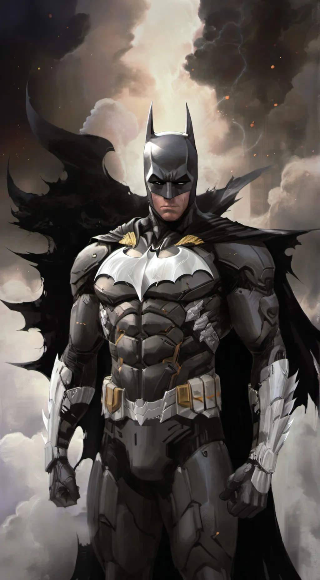 ai character: Batman  background