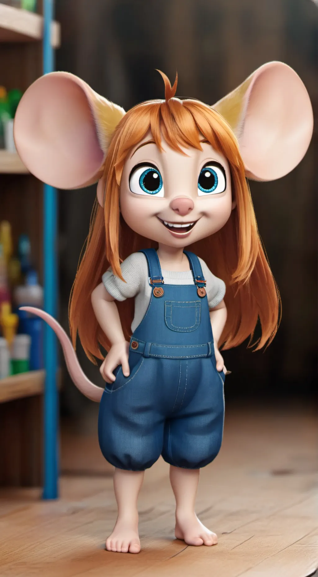ai character: Gadget the mouse  background
