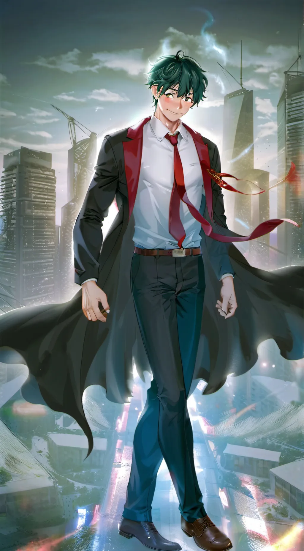 ai character: villain deku background