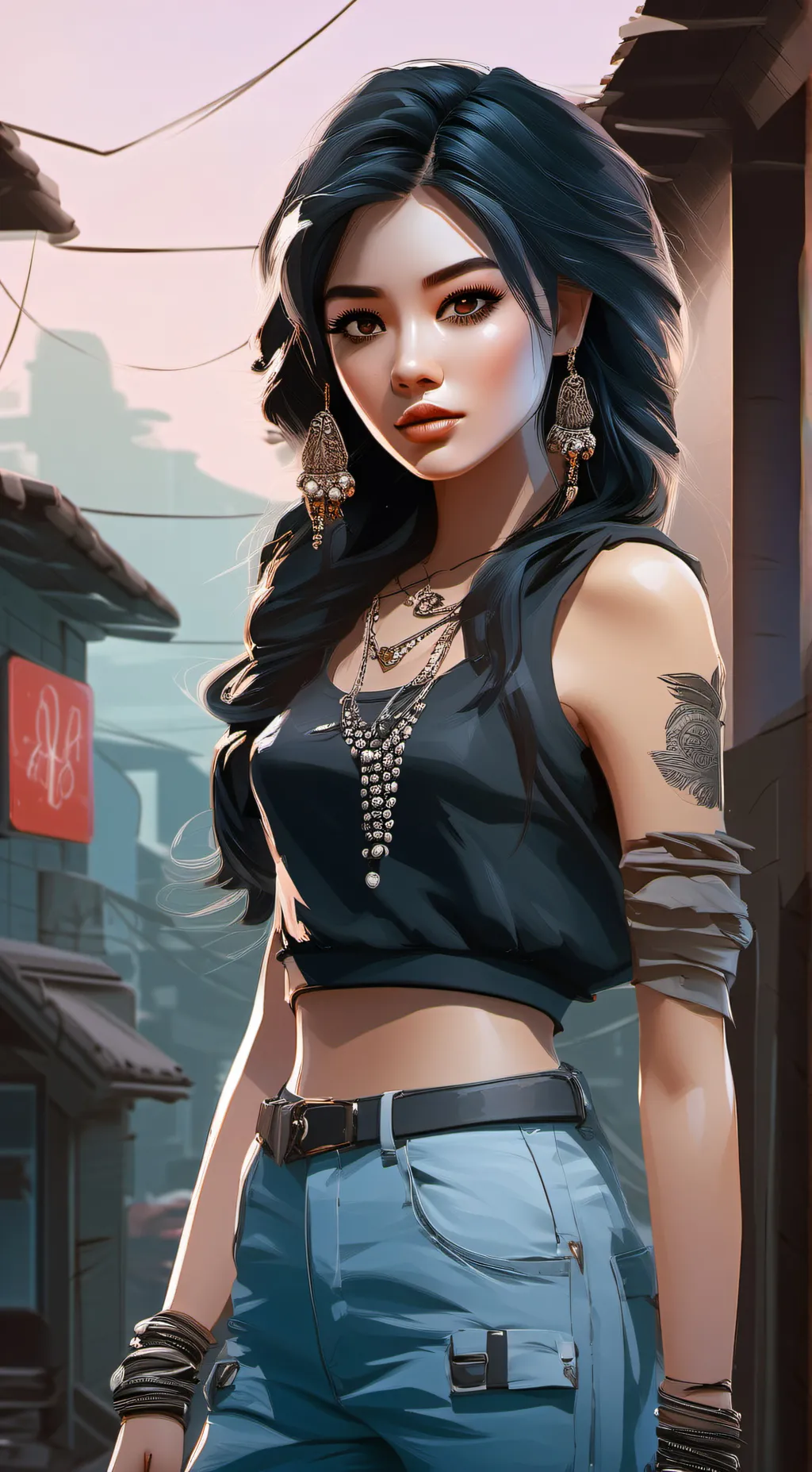 ai character: Tara Yummy background