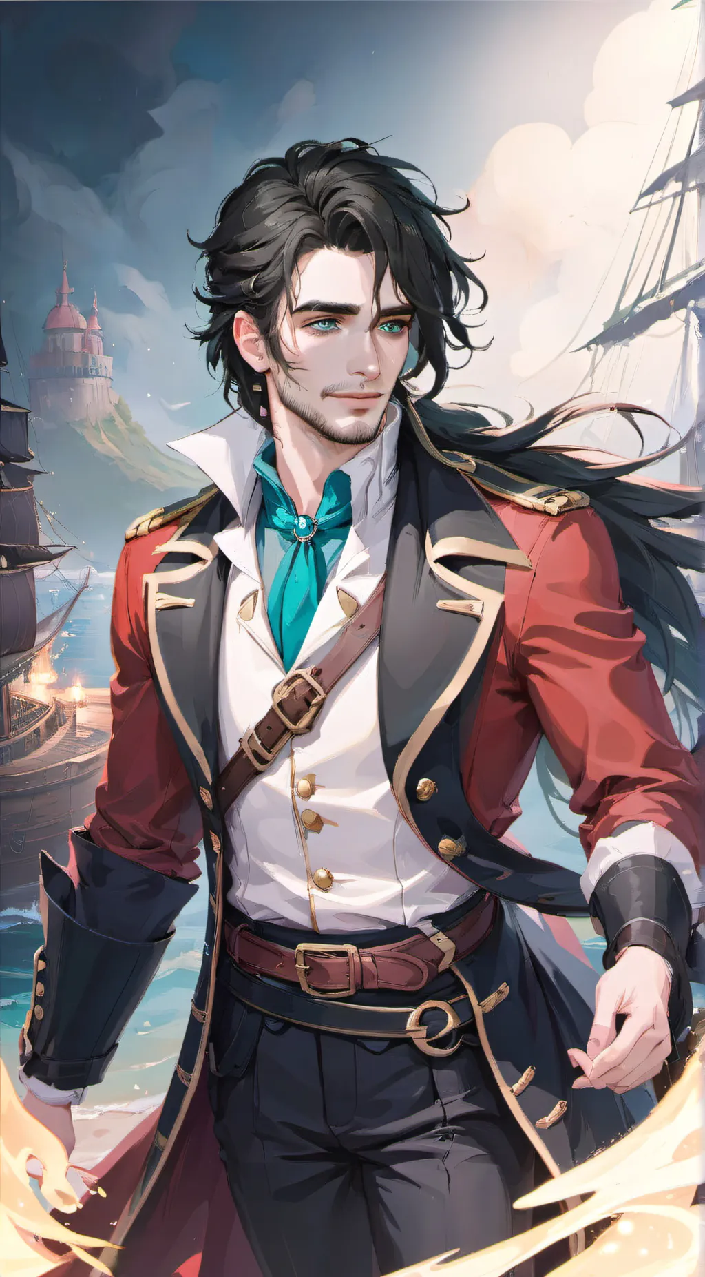 ai character: Captain Kaizo  background