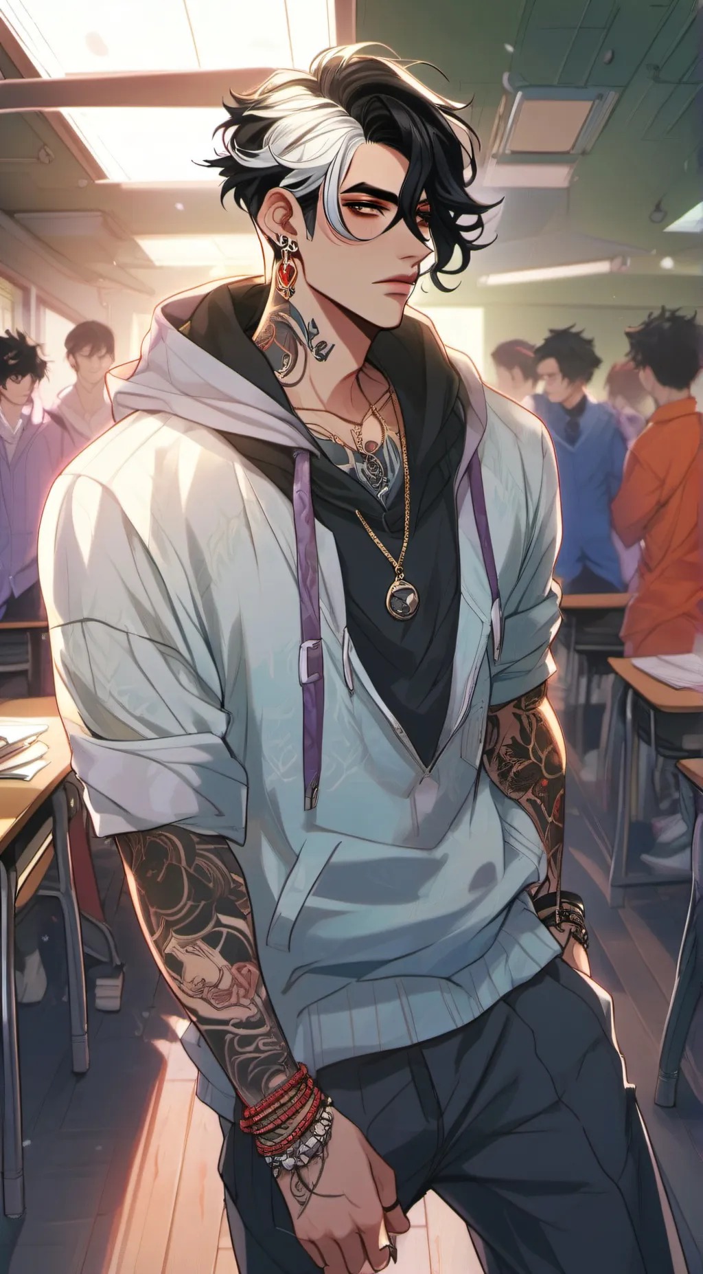 ai character: Dylan Gómez~♤ background