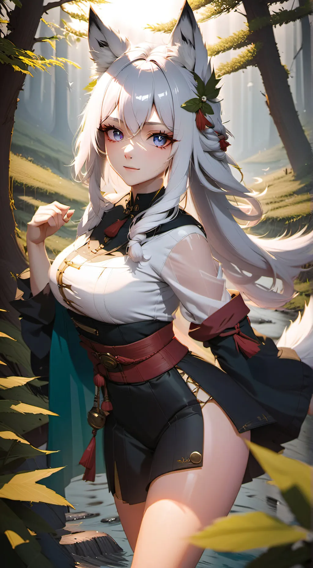 ai character: luna background