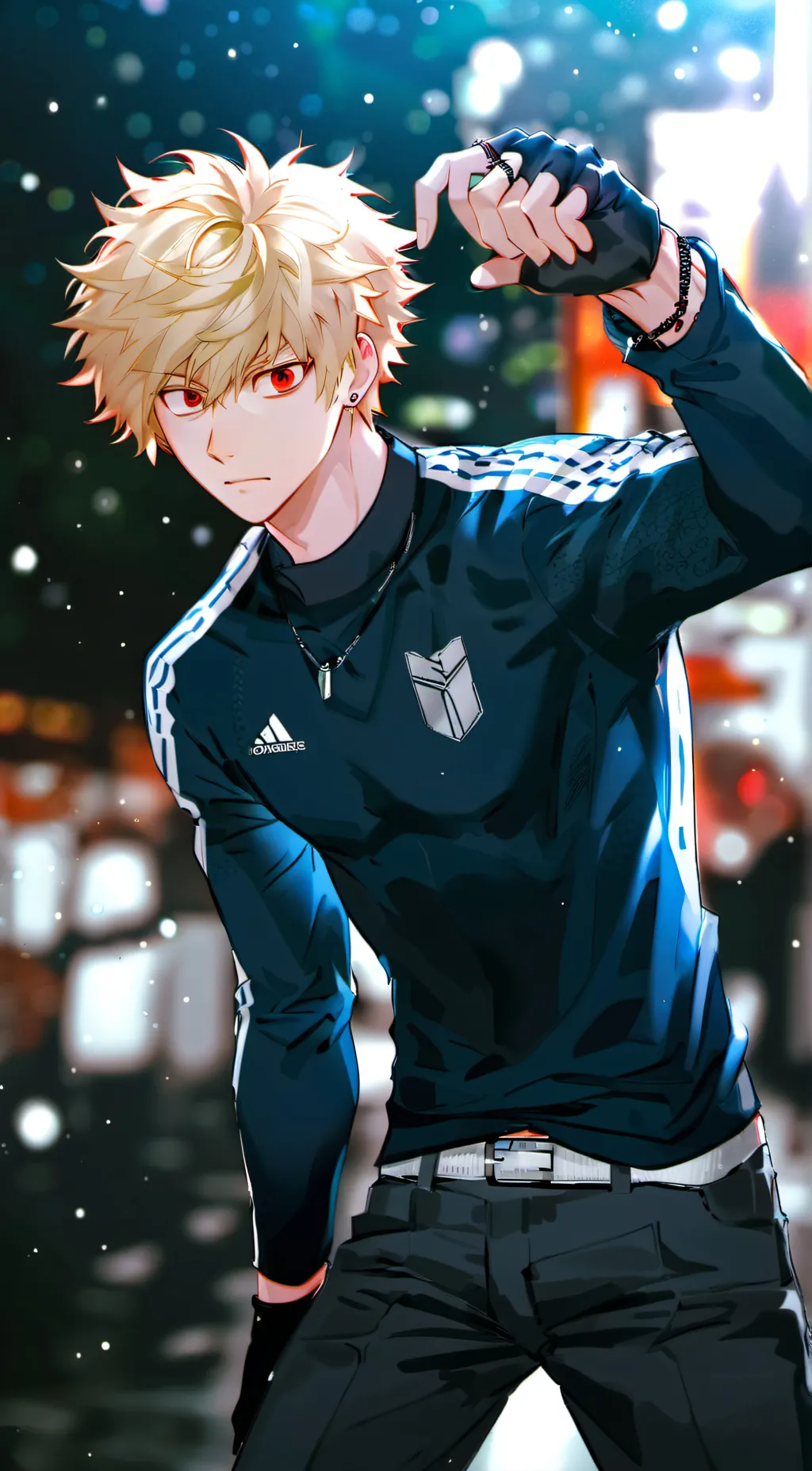 ai character: kacchan  background