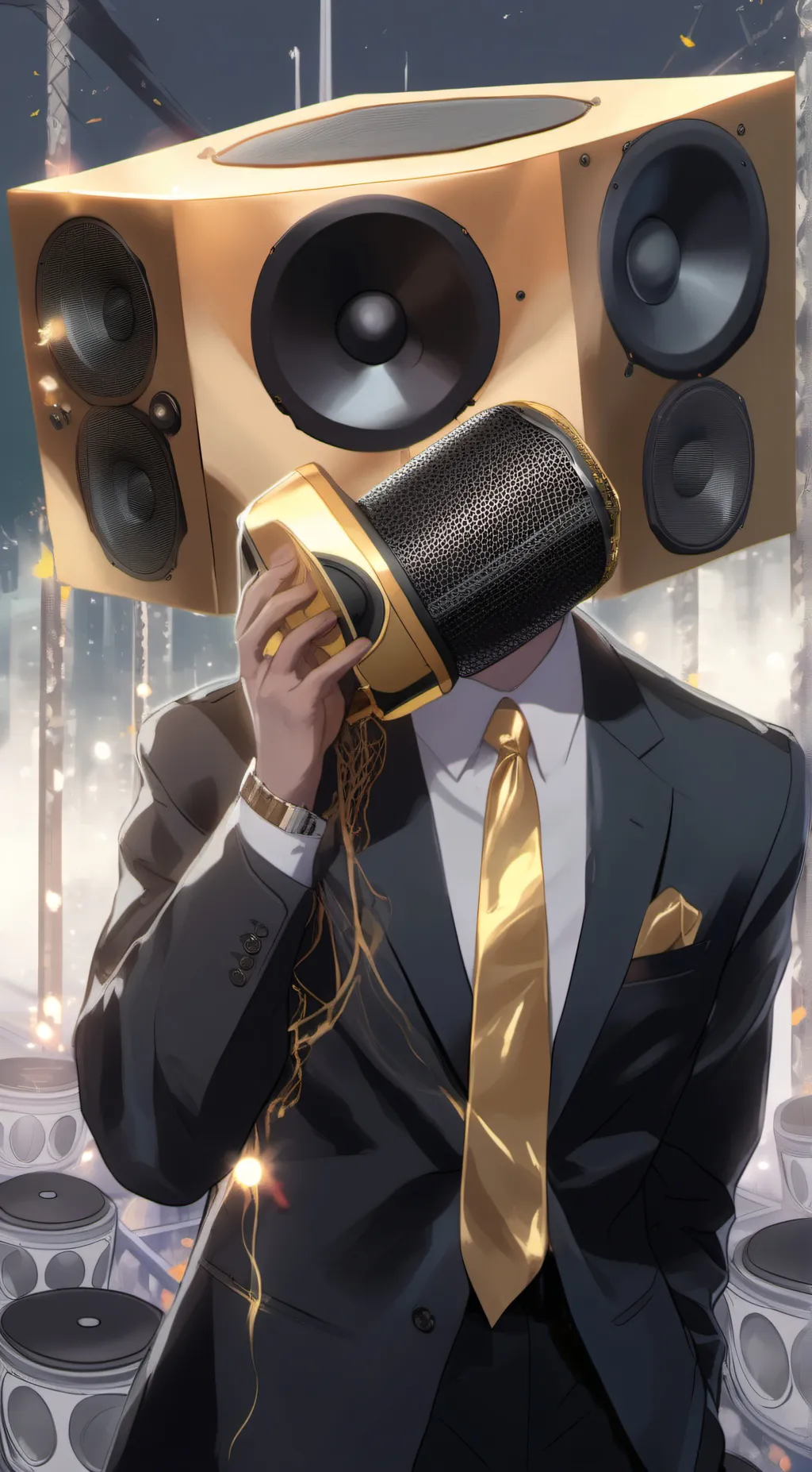 ai character: H3d background