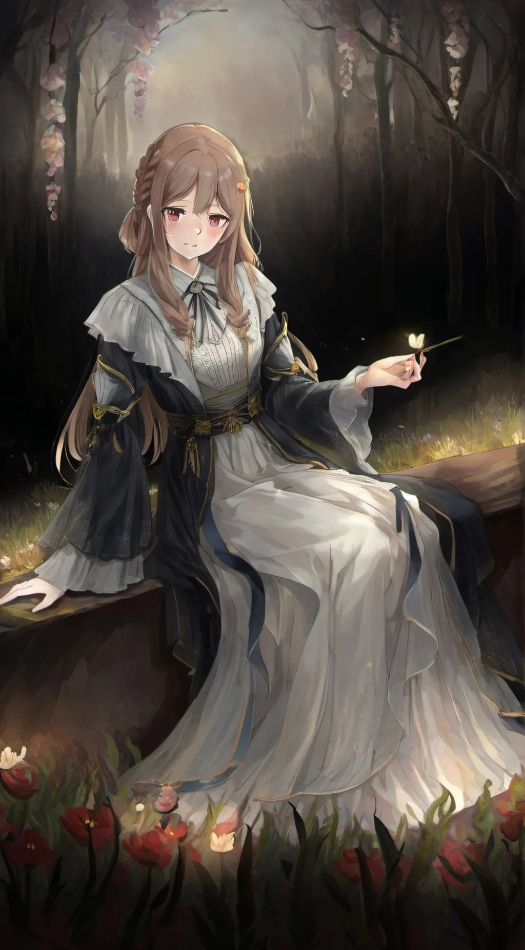 ai character: overflow background