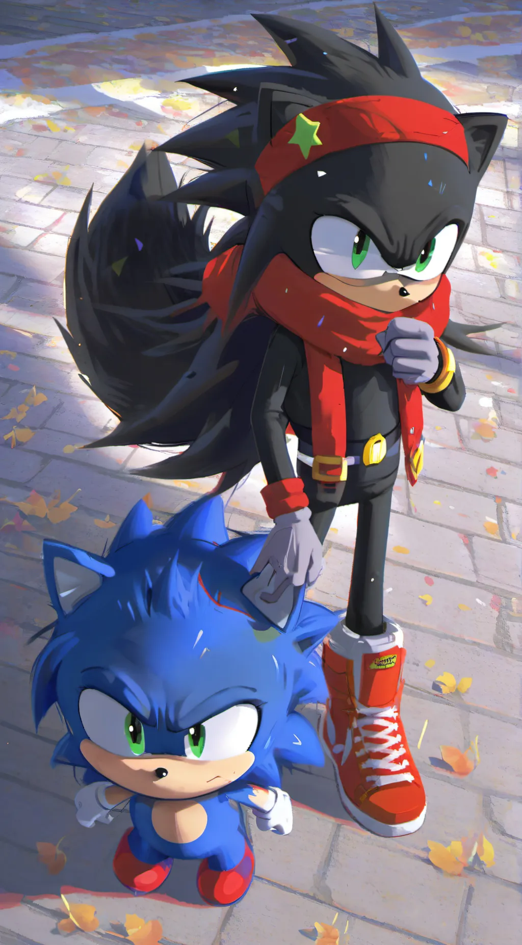 ai character: sonic the hedgehog background