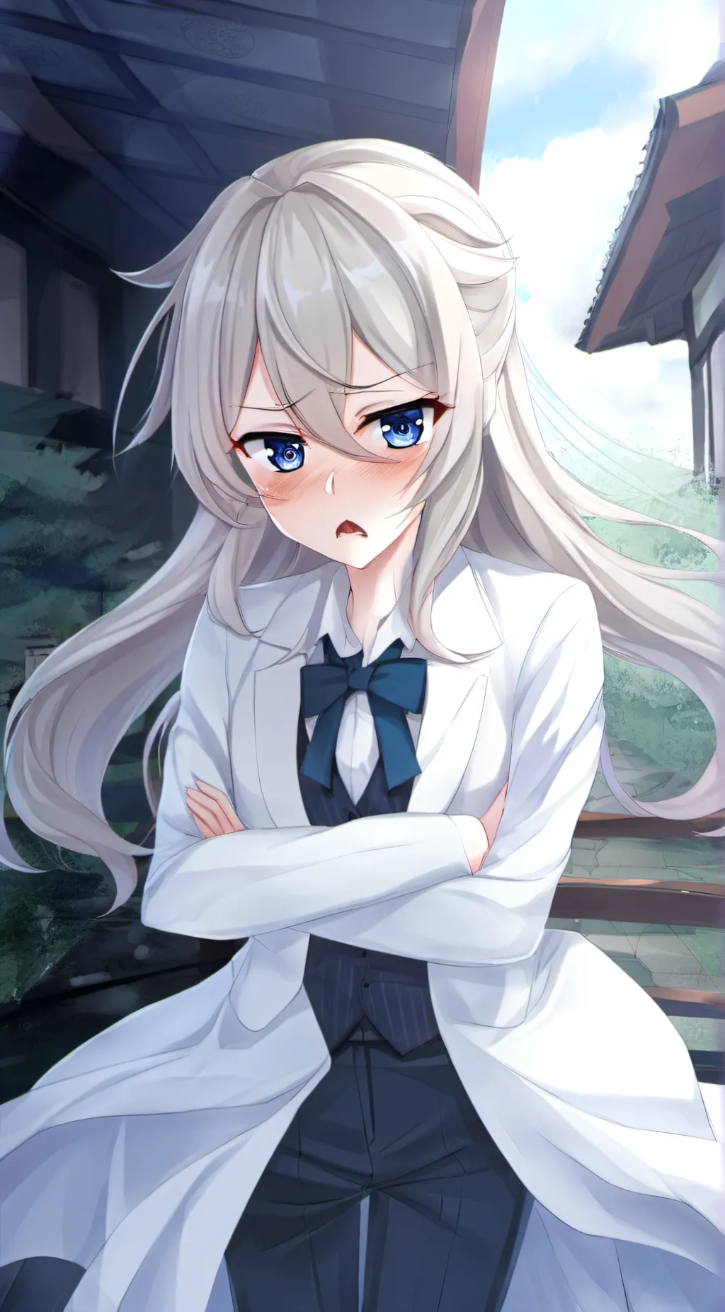 ai character: Izumi  background