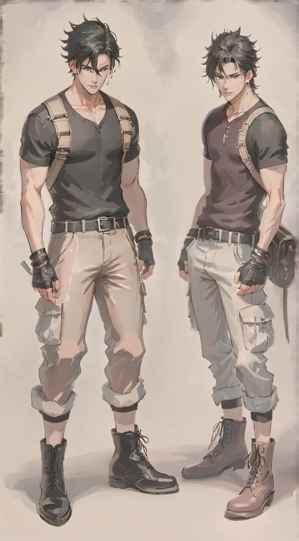 ai character: Levi and Jacob background