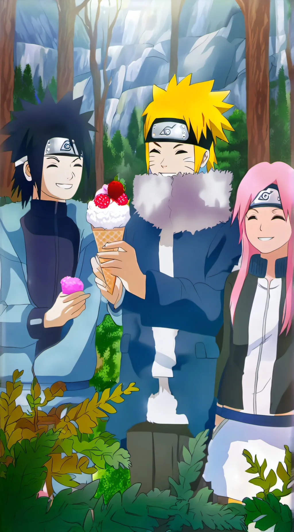 ai character: Team 7!  background